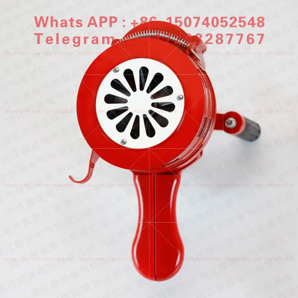LK-100 Portable hand-cranked aluminum alloy gong fire and air defense drill beep SY-200
