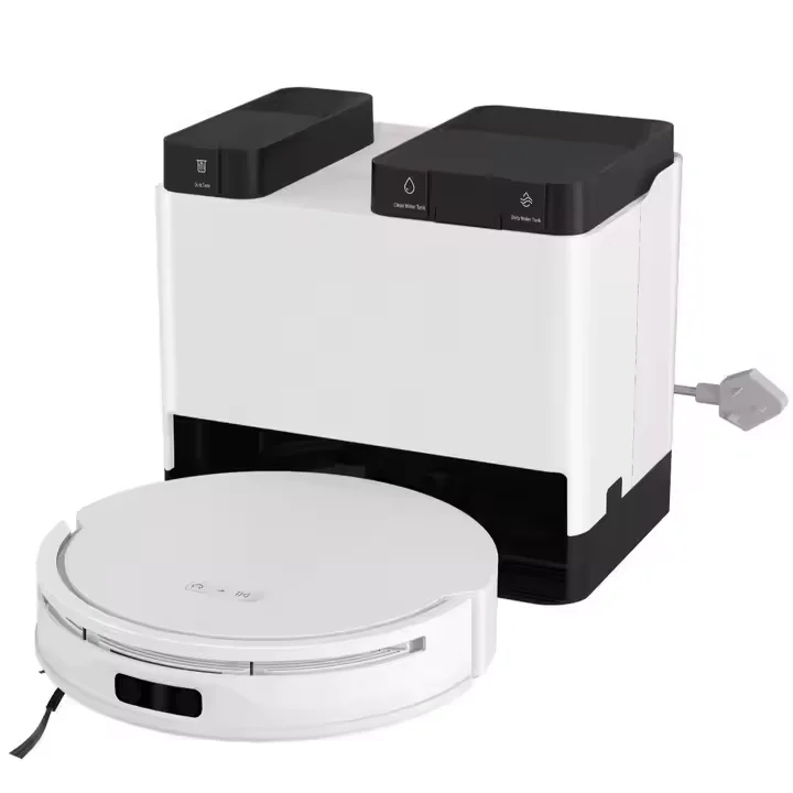 EU Fully Automatic R obot Vacuum Cleaner for Home Hotel Use Self-Cleaning Water Supply Drainage Sweeping Mopping Dust Collection