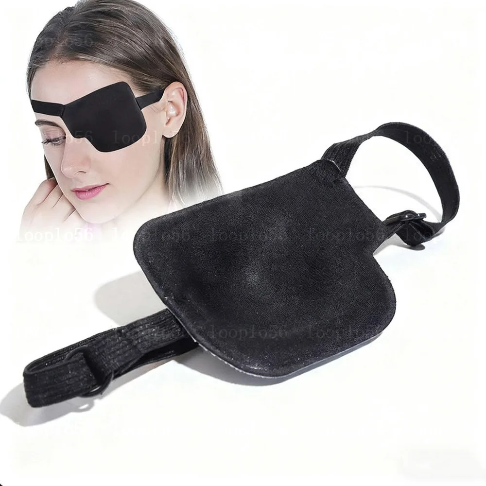 Amblyopia Correction Single Eye Mask Black Adjustable Universal 3D Concave Eyepatch Pirate Cosplay Multifunctional Eye Patch