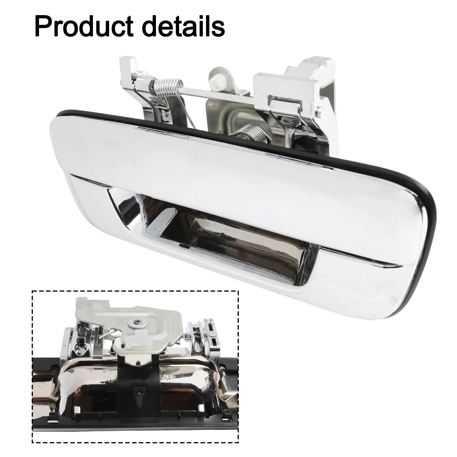 Manija trasera cromada para puerta trasera Isuzu DMax y para camioneta Rodeo modelos 2 5TD 3 0TD 2003 2012 pieza de vehículo 703712