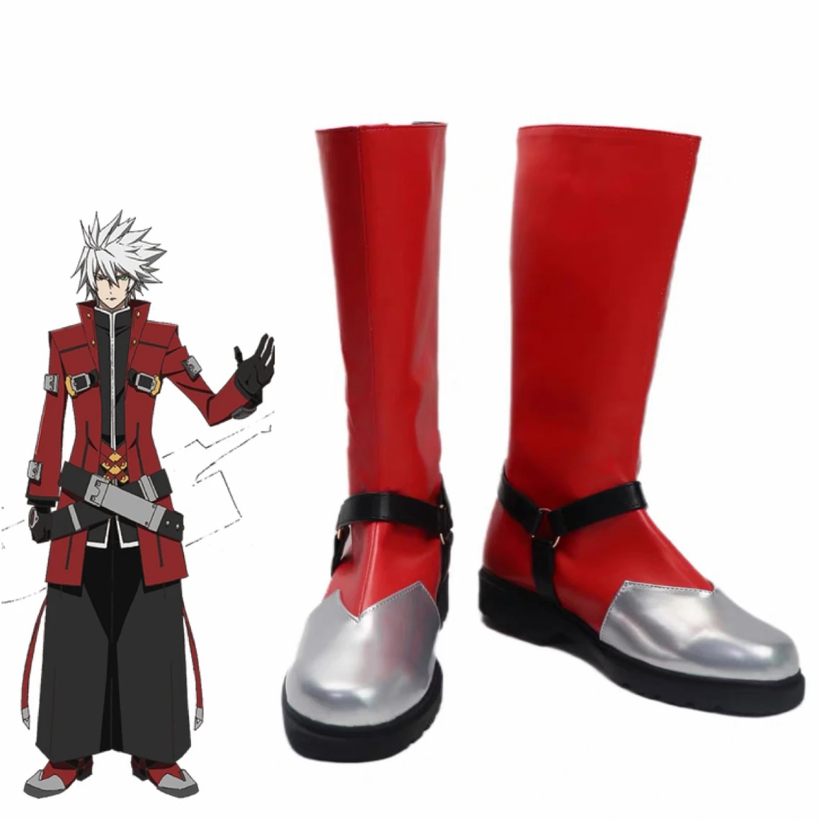 

Обувь для косплея BlazBlue Alter Memory Ragna the Bloodedge, ботинки, обувь для персонажей аниме