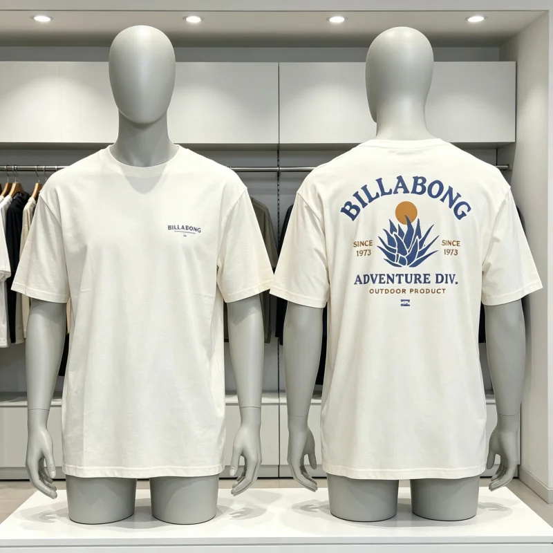 Camiseta de algodón puro para hombre Billabong PRFOSports 2026, ropa casual de verano para hombre, camiseta de hombre, ropa de calle, tops Y2K.