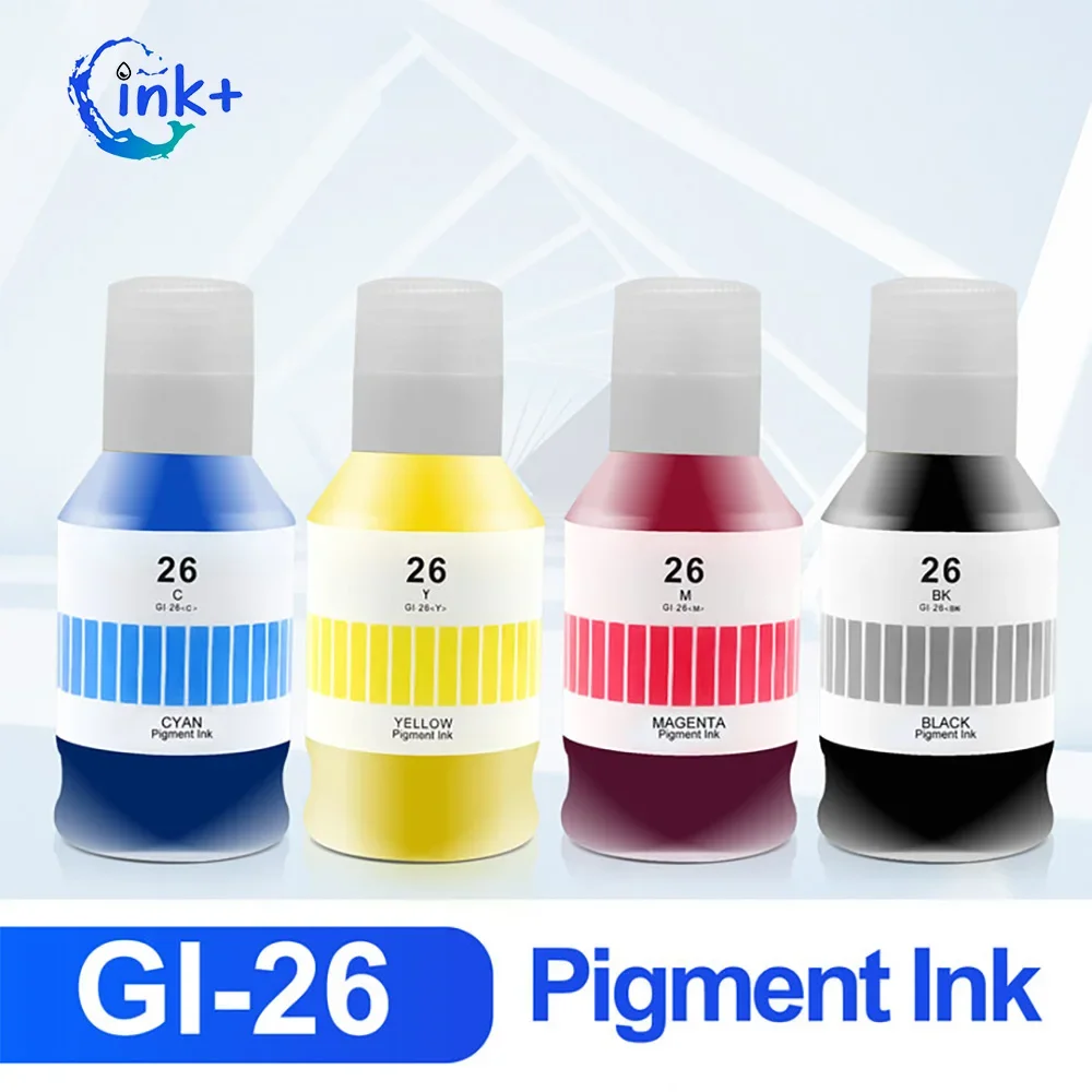 GI26 GI 26 GI-26 Premium Compatible Color Bulk Water Based Bottle Refill Ink For Canon MAXIFY GX6020 GX7020 Printer