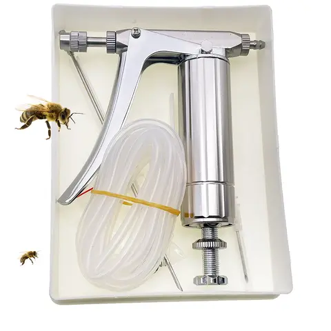 양봉 장비 연속 스프레이 Varroa 진드기 제어 치료 도구 양봉 분무기 수분 꿀벌 떼 조절 가능
