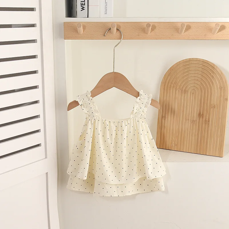 Baby Clothes Summer Baby Girl Suit Thin Summer Dress Infant and Toddler One-year-old Jeans, Small Month-old Two-piece Set