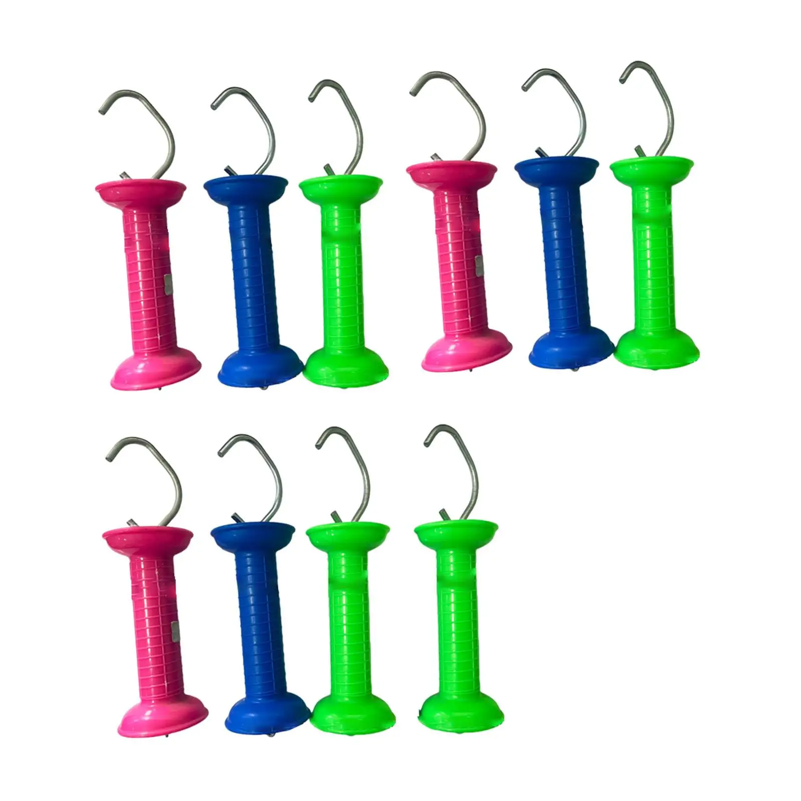 10Pcs Electric Fence Gate Handles Gate Handle with Spring Easy to Install Random