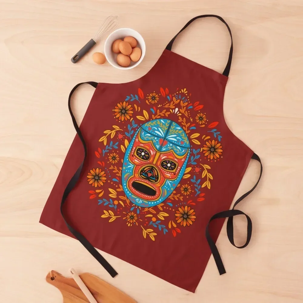 

Mexican fighter luchador lucha libre Apron Men'ss Novelties Kitchen And Home Kitchen Apras For Women Kitchen Chef Apron