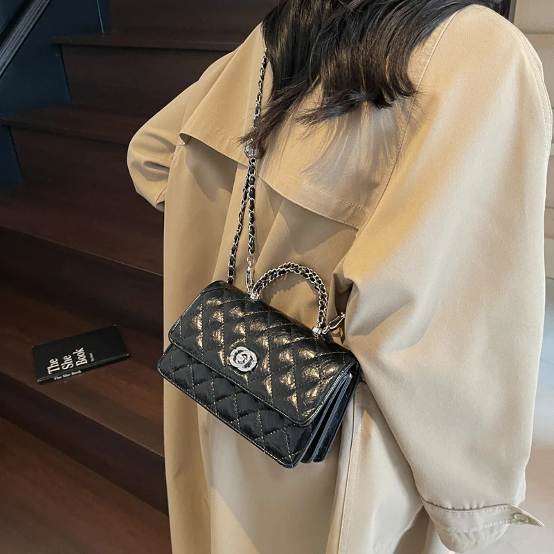 

Diaper Bag Trendy Casual Crossbody Handbag Elegant Leather Designer Tote For Women Stylish Large Capacity Purse