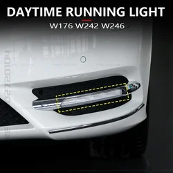 for W176 W242 W246 Mercedes-Benz A B Class B160 B180 B200 B260 LED Daytime Running Light Fog Lamp 2049069100 2049069200