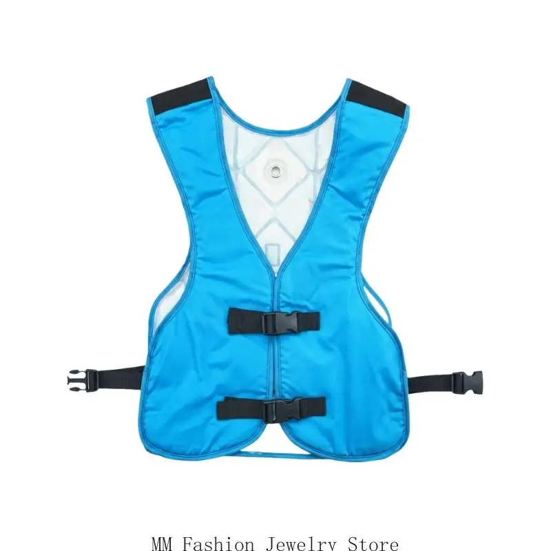 Temperature Managing Vest For Outdoor Workers highlighting Adjustable Straps And comfortable Fit D0UB