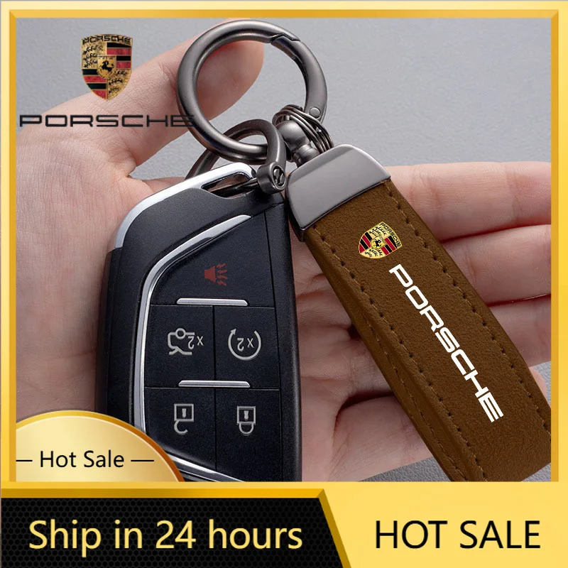 

Брелок-подвеска из замши для Porsche Cayenne, Panamera, Macan, 911, 718, Cayen, стильный аксессуар для автомобиля, защита от потери ключей, подарок для владельцев Porsche 911, 718, Cayen