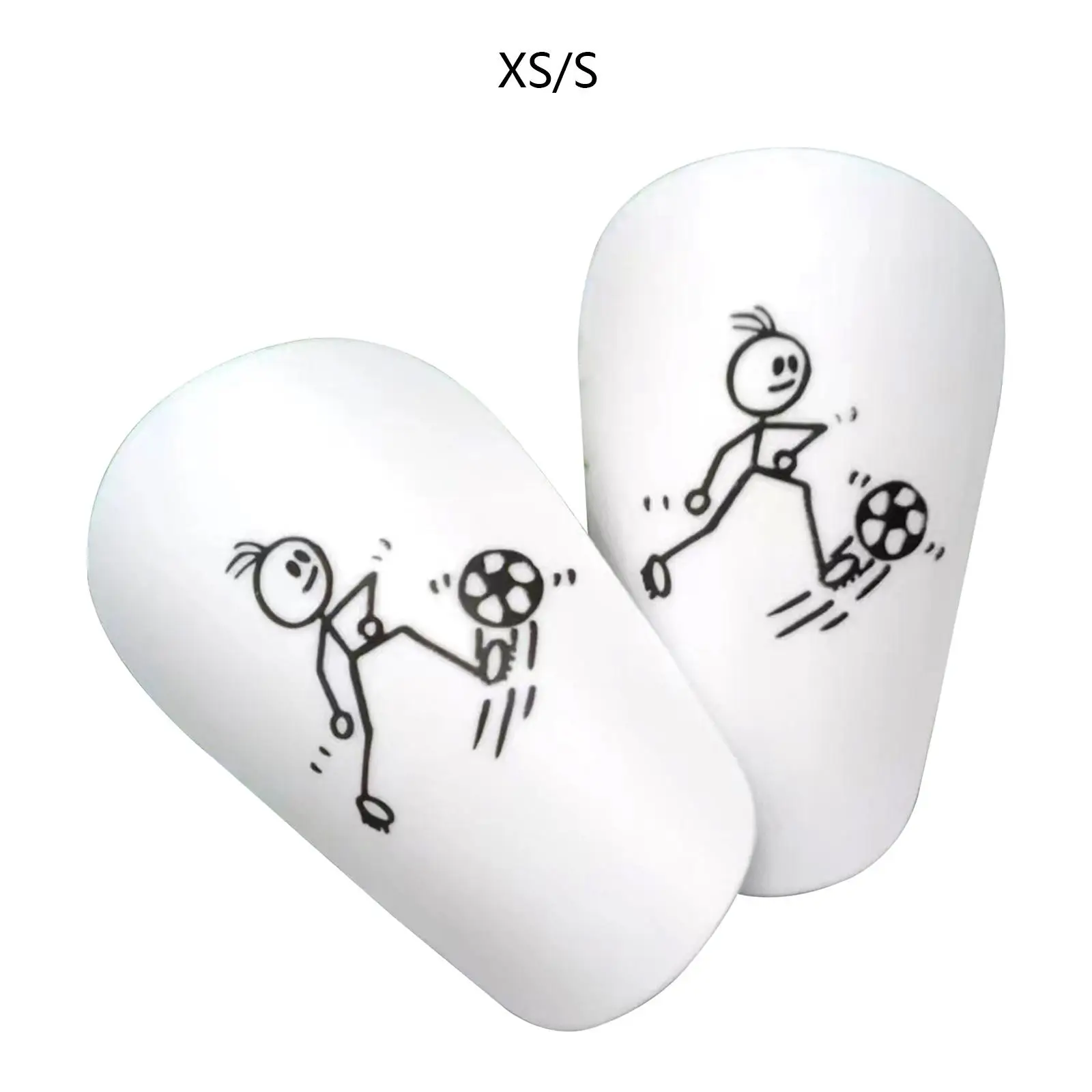 Mini Soccer Shin Guards Set Kids Compact Football Shin Pads for Boys Girls Child Sports Protective Equipment