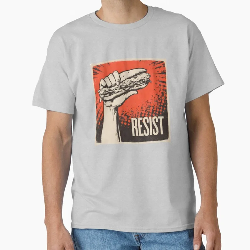 Washington Free Sandwich Guy 2025 Anti trump freedom Funny t shirt for man S-6XL Large size Tops 100% cotton print Clothes