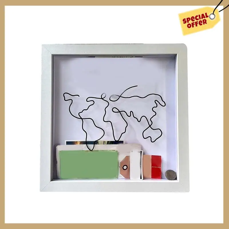 صندوق أرشيف المغامرة، صندوق تجميع السفر، صندوق السفر للذكريات، إطار صندوق الذاكرة مع فتحة في الأعلى، فيلم السفر