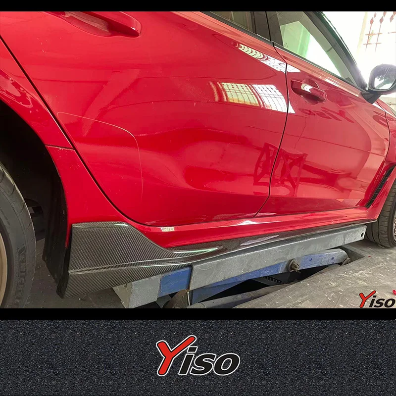 

Suitable for TypeR FL5 ADR carbon fiber side skirts hem skirts Modified encirclement side skirts