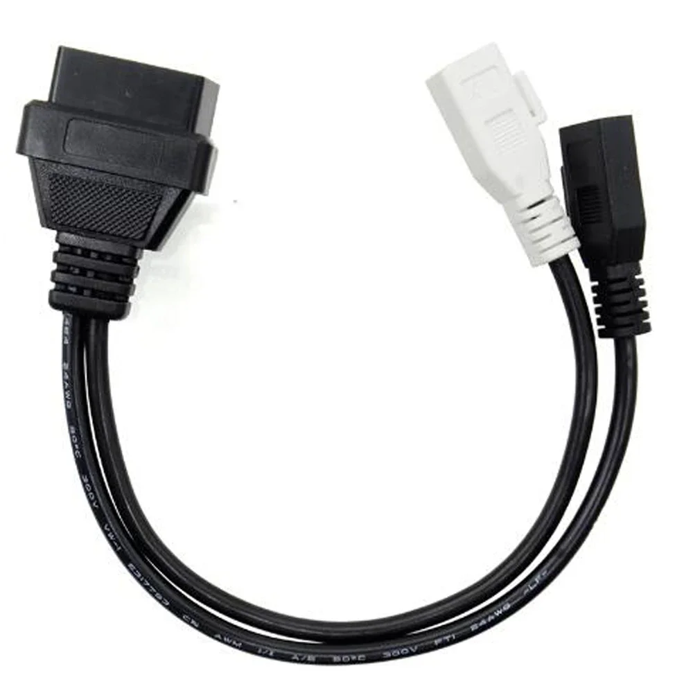 Cable de diagnóstico VAG para coche, adaptador de 2P + 2P a 16 pines para AUDI 2X2 OBD1 OBD2, 2P + 2P a 16 Pines, conector hembra para VW/Skoda