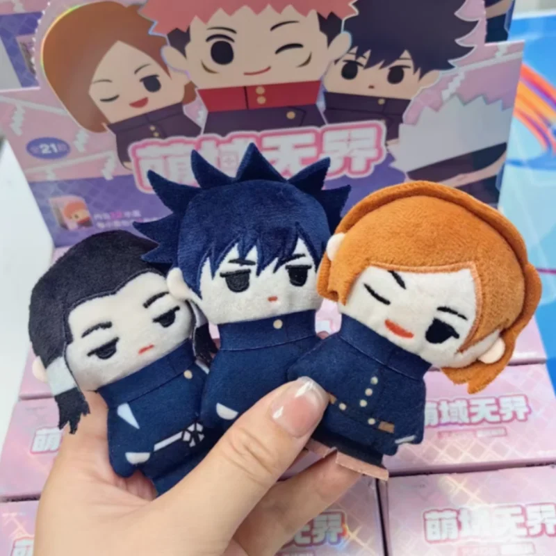 

Original Kayou Jujutsu Kaisen Blind Box Itadori Yuji Gojo Satoru Fushiguro Megumi Broochanime Cute Character Doll Toys Gifts