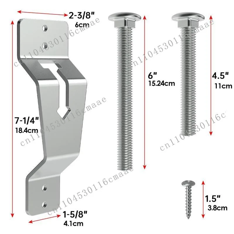 

New Trailer Spare Tire Rack Wall Mounted Wheel Bracket Trailer Spare Tire Bracket