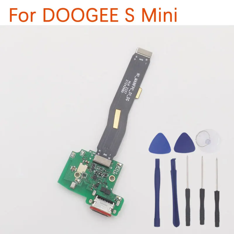 Nuevo Original DOOGEE S MINI placa USB Base puerto de carga placa con piezas principales FPC para DOOGEE S mini teléfono inteligente