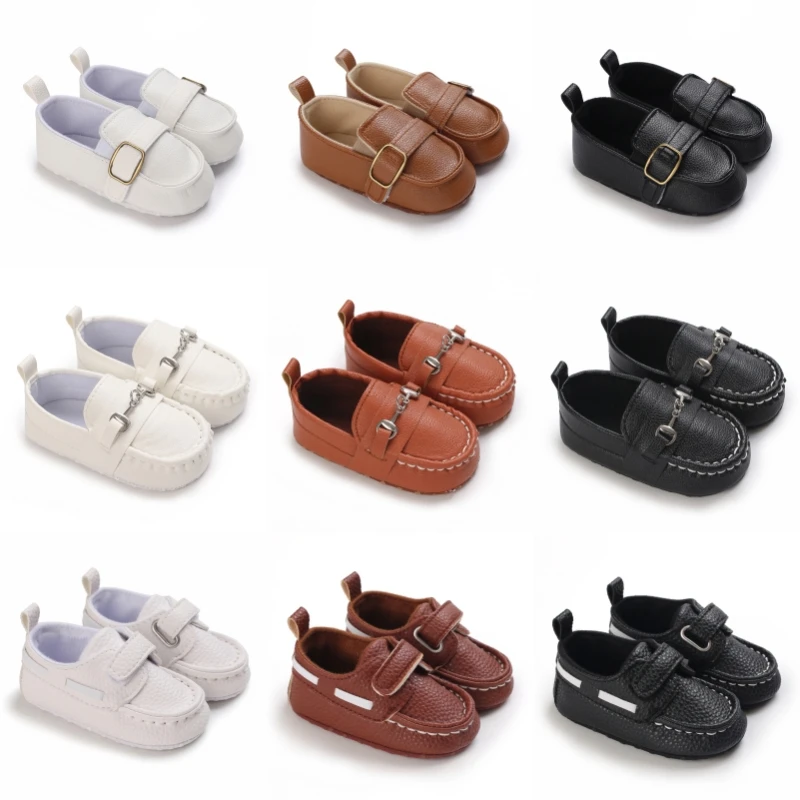 Baby Boys First Walkers 0-18 Months Classic Loafers Soft Sole Spring Autumn Casual Fashion