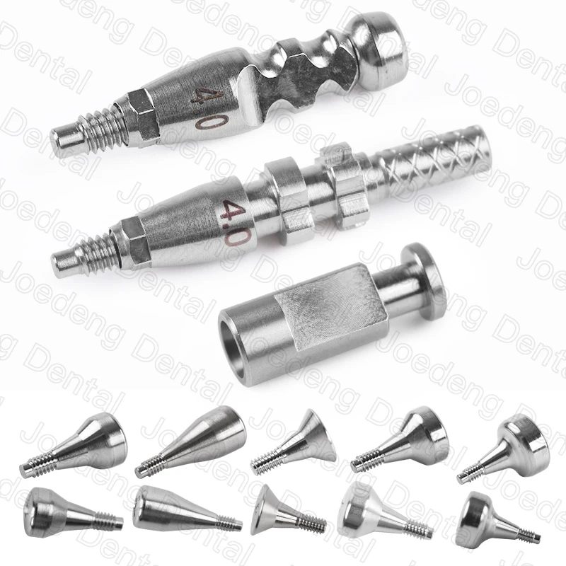 1pc/pack Dental Accessories Analog Plaster Fixture Open Tray Closed Rod Transfer Coping for DENTIUM
