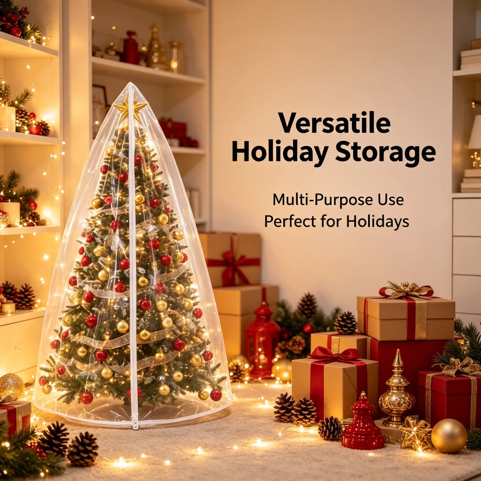 Christmas Tree Artificial - Large PE Christmas Tree Storage, Bag
