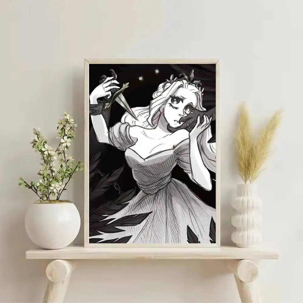 S-Slay The Princess Game Poster Self-adhesive Art Waterproof Paper Sticker Coffee House Bar Room Wall Decor