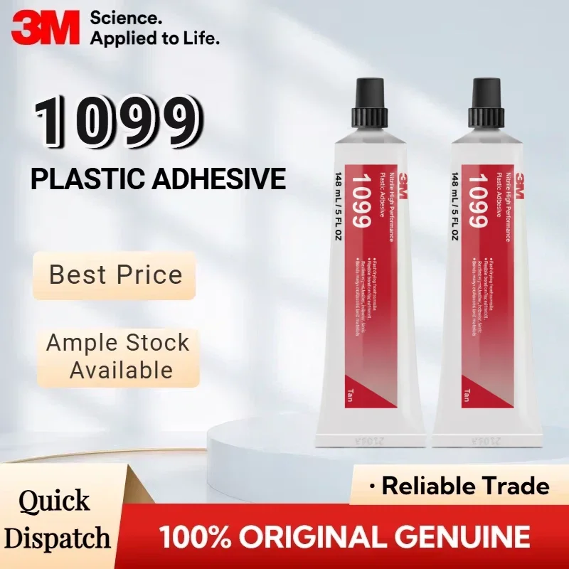 Original 3M 1099 Nitrile Plastic Adhesive Heavy Duty Fast Drying Glue for Vinyl Leather Rubber Automotive Repair 148ML