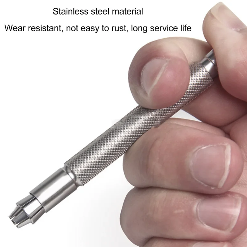 Watch Crown Winder Tool Stainless Steel Manual Mechanical Winding Instrument Watch Repair Tools 6.5