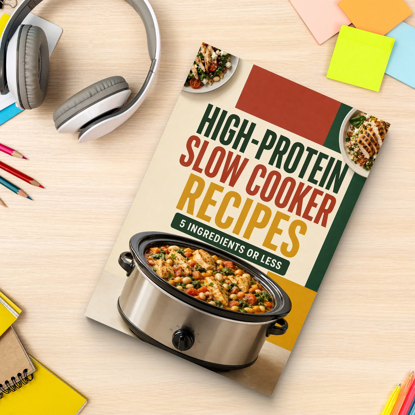 Meal Prep Or Prep Meal - High Protein Slow Cooker Recipes, 5