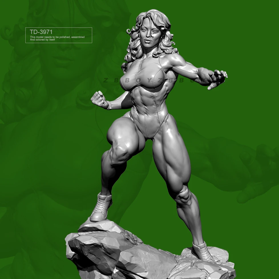 

50mm 75mm Resin model kits figure beauty colorless and self-assemble TD-3971