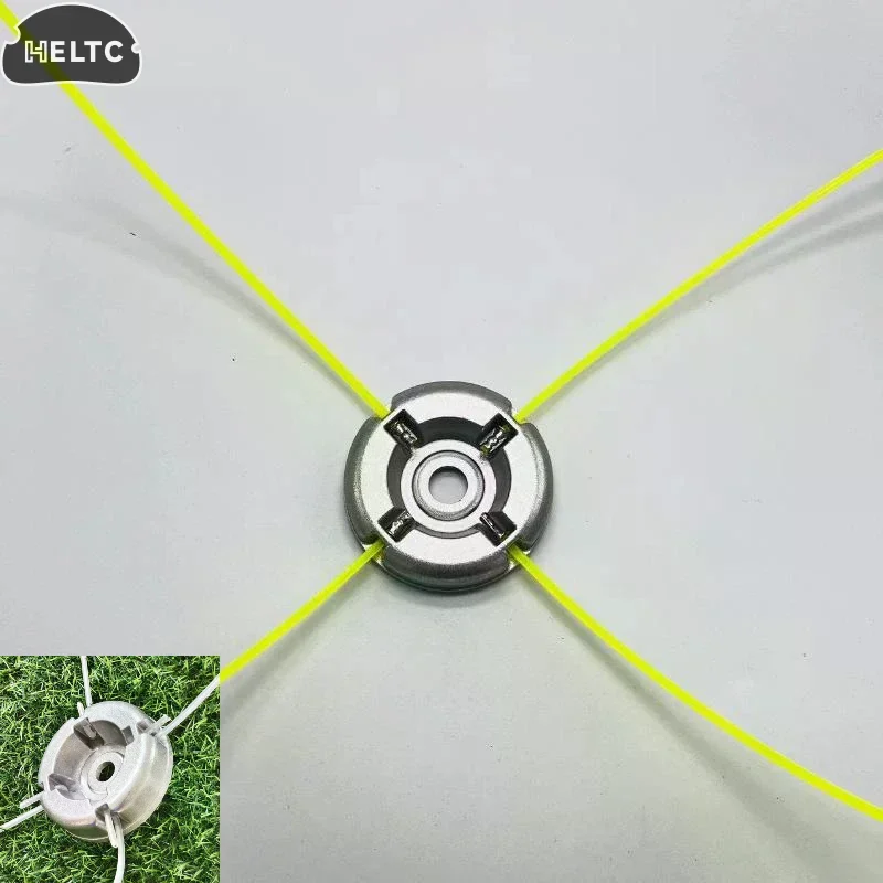 1Set Universal Trimmer Head  Alloy Replace Parts Gardening Tool Grass Eater Head For Plants Agricultural Lawn Garden Flower Beds