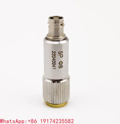 5MHz straight probe 5P10 5P6 5P8 ultrasonic flaw detector small diameter probe high frequency longitudinal wave transducer