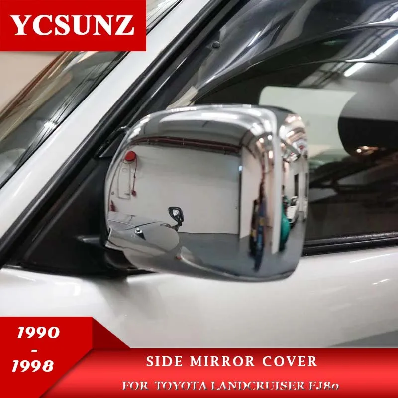 

Side Mirror Cover For Toyota Landcruiser 80 Series Fj80 1990 1991 1992 1993 1994 1995 1996 1997 1998 Car Accessories
