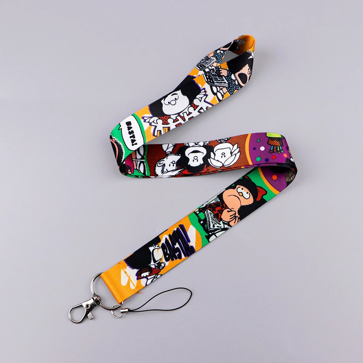 

Cartoon Girl Lanyards for Keys ID Card Gym Phone Straps USB Badge Holder DIY Hang Rope Neck Straps Keychain Birthday Gift