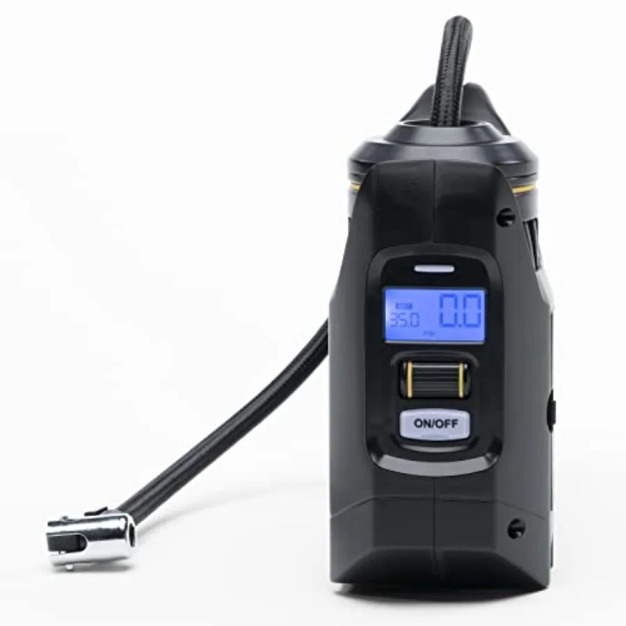 Lift-Assist Portable Tire Inflator 100 PSI for Vehicle Tires Bike Tires Toys and Inflatables - 044-1002-HY-WH Compact