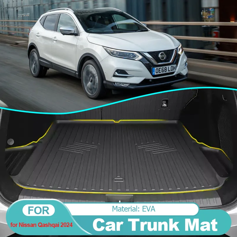 

Car Trunk Mats Rear Boot Cargo Liner Covers Storage Tray Pad Luggage Carpet Accessories for Nissan Qashqai J12 III MK3 2023 2024