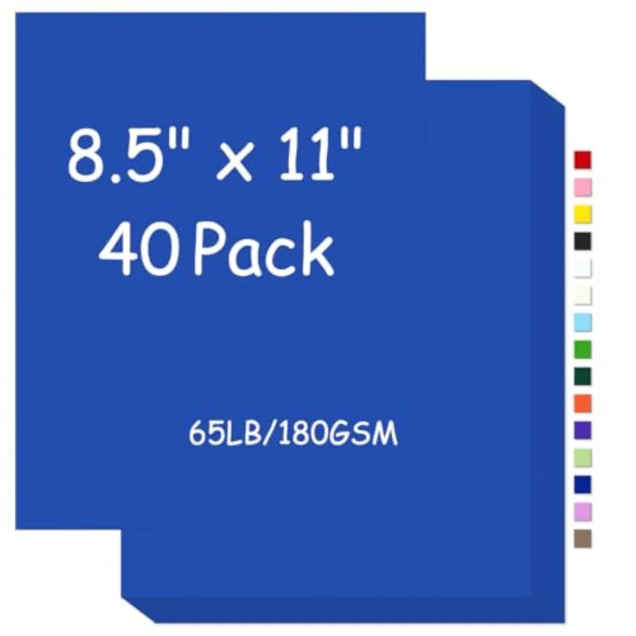 

Королевский синий цвет, 8,5 x 11 дюймов, 65 фунтов, бумага для печати 180 г/м², для печати приглашений, подарочных бирок, рождественских открыток.