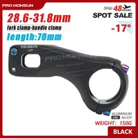TANKE MTB Power Stem CNC aleación de aluminio bicicleta de carretera/montaña vástago 17 grados 70MM/90MM 31,8*28,6 MM XC MTB AM Bice pieza de manillar