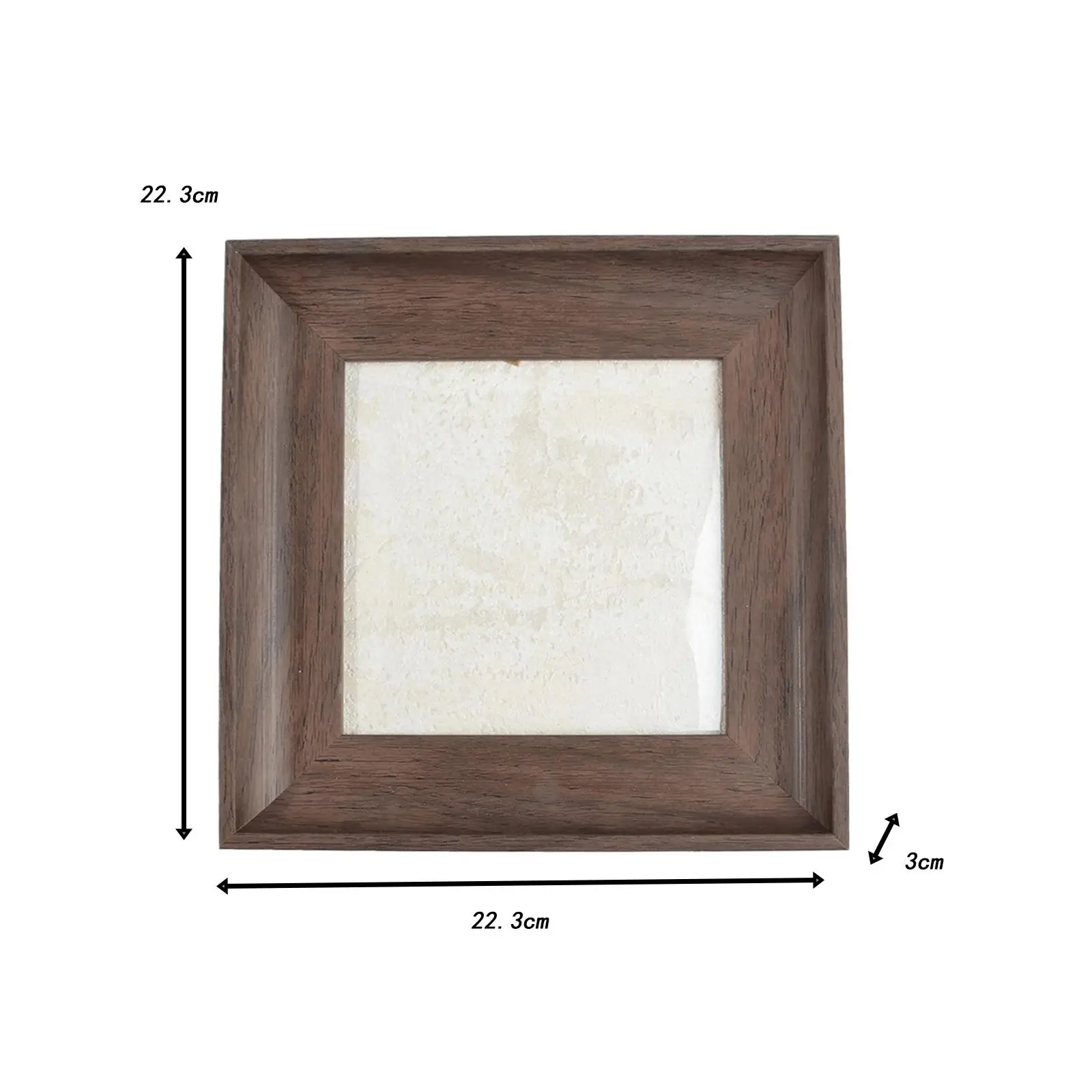 Wood Grain Picture Frame, Nail Tip Display Board, Professional Wooden Manicure Showing Board for DIY Nail Art Tool,