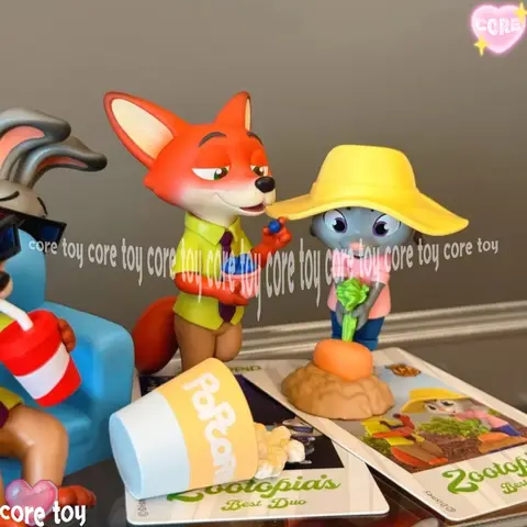 New Genuine 52toys Zootopia Best Partner Series Blind Box Surprise Mystery Box Kawaii Desktop Ornaments Christmas Gift Toys