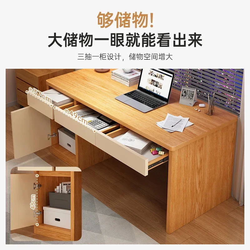 Solid Wood Desk Student Home Bedroom Computer Desk Desktop Simple Junior High School Student Study Table