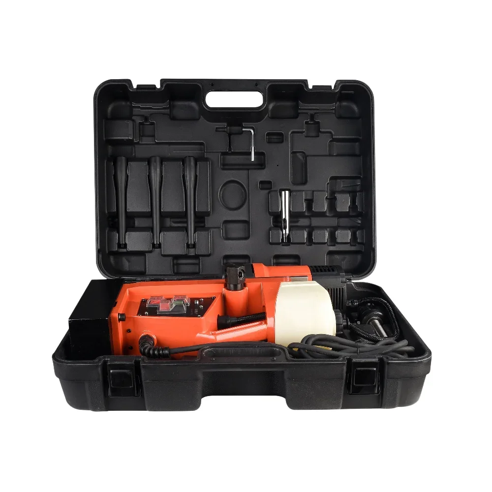 CA-35T Portable Magnetic Drill Machine 1100W Motor Overload Protection Power Compensation 270mm Open Gear