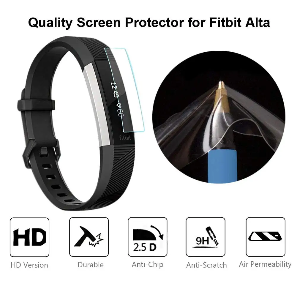 Caricabatterie con pulsante di ripristino per Fitbit Alta cavo di ricarica USB di ricambio adattatore per cavo Dock Dock adattatore di alimentazione con Clip
