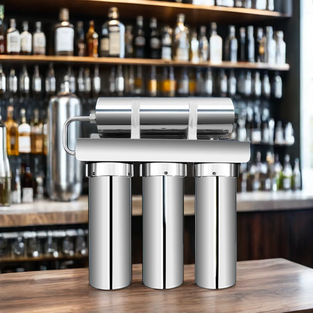 

STARWELL SW89BMCH3+1 Stainless Steel 4-Stage Activated Carbon Ultrafiltration Under-Sink Water Purifier 500L/H Flow