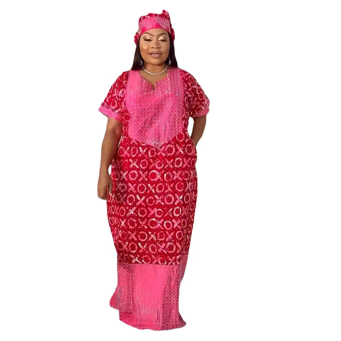 

2024 African Dresses for Women Traditional Africa Clothing Dashiki Ankara Outfits Gown Abayas Robe Muslim Kaftan Maxi Long Dress