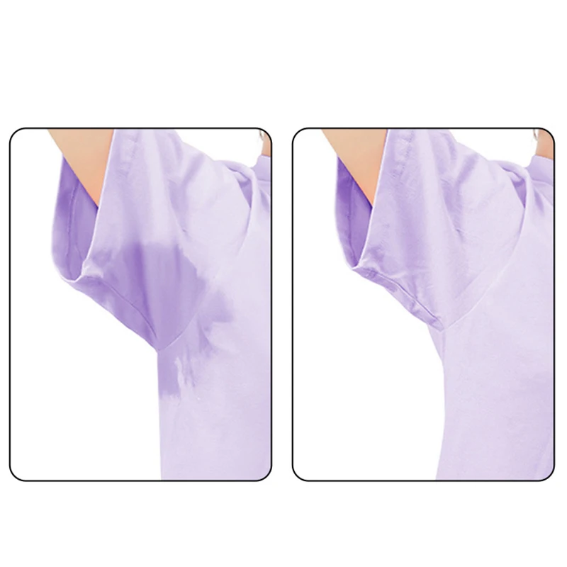 T-shirt Shape Sweat Pads Washable Dress Clothing Perspiration Deodorant Pads Armpit Care Sweat Absorbent Pad Deodorant For Women