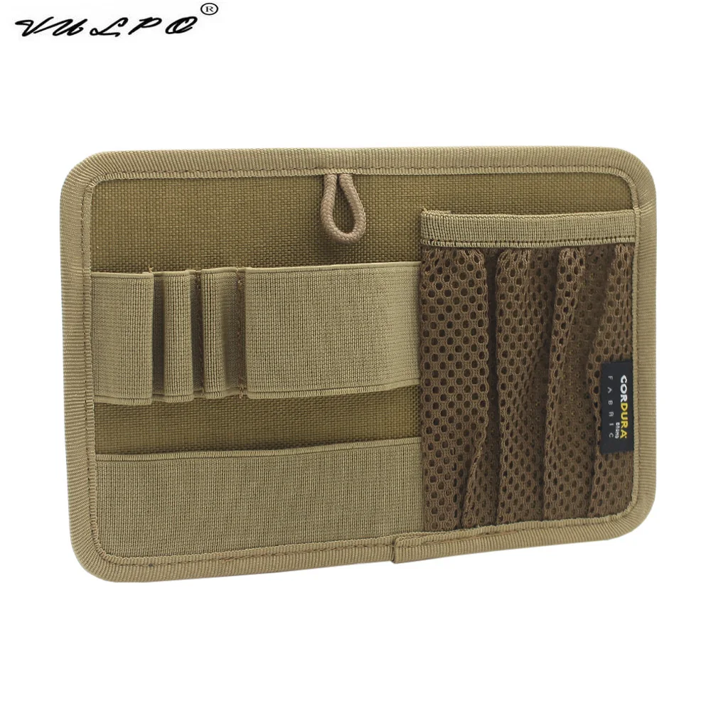 

VULPO Tactical Bag Insert Pouch Modular Accessories Organizer Panel Key Holder Utility Admin Pouch Hook Fasteners Pouch