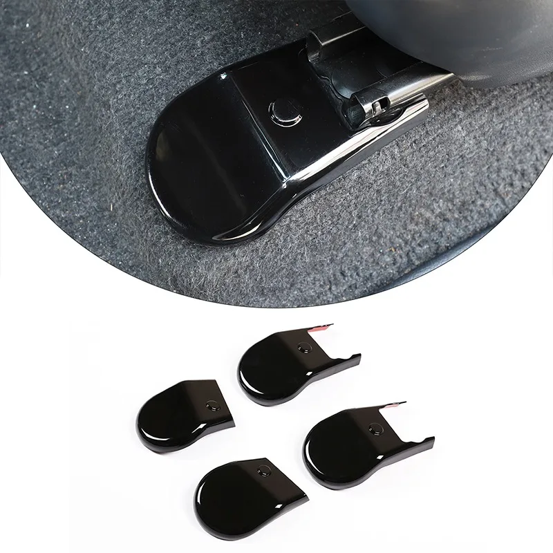 Auto Sitz Halterung Ständer Abdeckung Befestigungs Bolzen Schraube Trim Kappe Schwarz ABS Für Toyota Hilux 2015-2022 Innen Zubehör