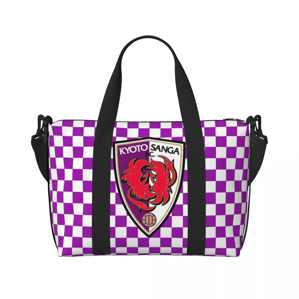 

Japanese Custom Soccer Fc Japan Football Club Tote Bag for Women Large Capacity Beach Gym Travel Bags